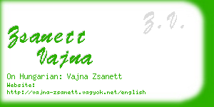 zsanett vajna business card